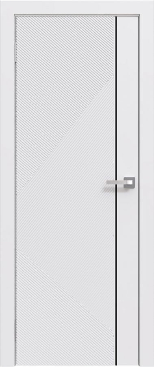 Line-08 Эмаль белая c черным молдингом