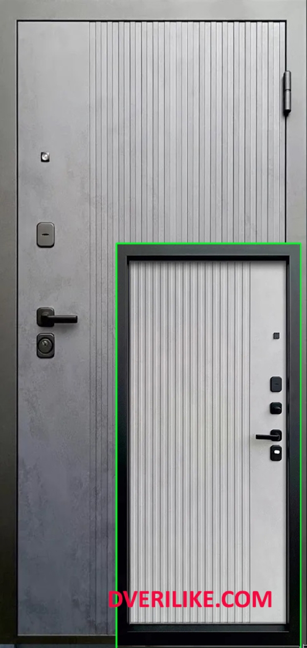 Входная дверь Графит Лайн