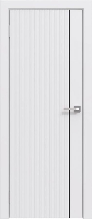 Line-05 Эмаль белая c черным молдингом