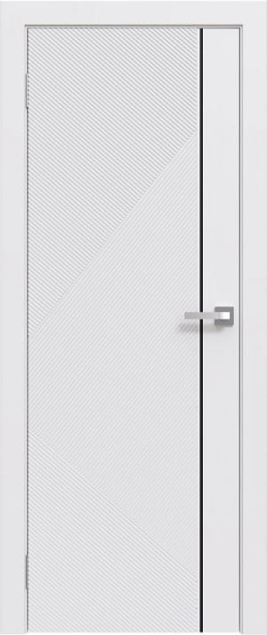 Line-08 Эмаль белая c черным молдингом